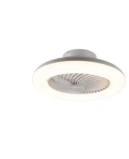 Stropne ventilatory Dizajnový stropný ventilátor biela vrátane LED stmievateľných - Clima