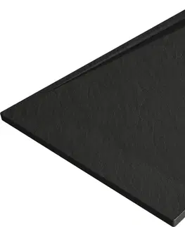 Vane MEXEN - Amon obdĺžniková sprchová vanička SMC 100 x 70 cm, čierna 4F707010