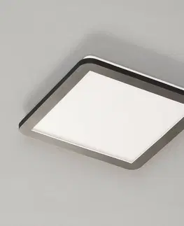 Stropné svietidlá Reality Leuchten Stropné LED svietidlo Camillus, štvorcové, 30 cm