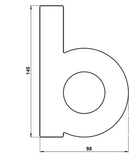 Číslo domu Albert Leuchten Číslo domu – písmeno b