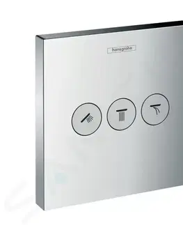 Kúpeľňa HANSGROHE - Shower Select Ventil pod omietku na 3 spotrebiče, chróm 15764000