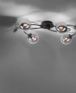 Stropné svietidlá Paul Neuhaus Paul Neuhaus Widow stropné LED svietidlo, 4-pl.