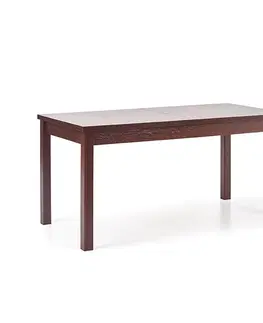Jedálenské stoly HALMAR Maurycy rozkladací jedálenský stôl tmavý orech
