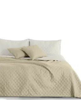 Prikrývky na spanie DecoKing Prehoz na posteľ Axel béžová, 220 x 240 cm