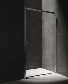 Sprchovacie kúty OMNIRES - BRONX posuvné sprchové dvere, 140 cm chróm /transparent /CRTR/ S2050140CRTR