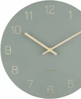 Hodiny Karlsson 5788GR dizajnové nástenné hodiny, pr. 30 cm