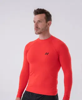 Pánske tričká Pánské funkčné tričko Nebbia 328 Red - XL