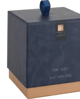 Dekoratívne sviečky Vonná sviečka v darčekovej krabičke Blue Narcissus, 8 x 10 cm, 200 g