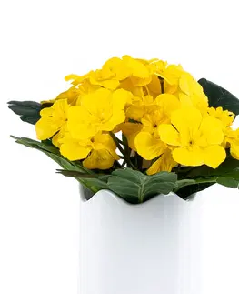 Kvety Umelá kvetina Prvosienka žltá, 24 cm