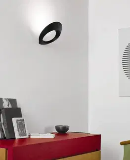 Nástenné svietidlá URBAN by Sforzin Nástenné LED svetlo Olo, 3 000 K, čierna nikel