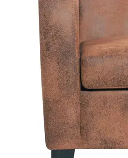 Pohovky a gauče Pohovka 3miestna umelá koža Dekorhome Čierna