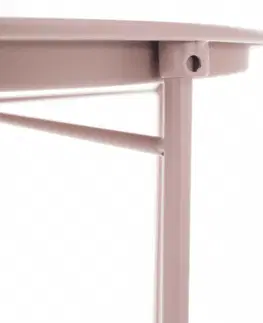 Konferenčné stolíky Príručný stolík s odnímateľnou táckou, nude ružová, RENDER
