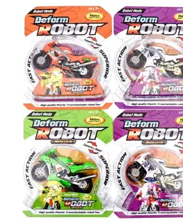 Hračky - dopravné stroje a traktory LAMPS - Transformers Motorka Robot