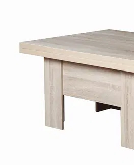 Jedálenské stoly ERIK univerzálny rozkladací stôl, dub sonoma