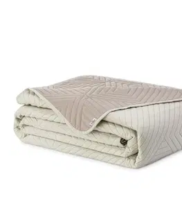 Prikrývky na spanie AmeliaHome Prehoz na postel Softa beige - cappucino, 220 x 240 cm