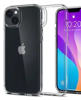 Puzdrá na mobilné telefóny Puzdro Spigen Ultra Hybrid pre Apple iPhone 14 Plus, transparentné ACS04894