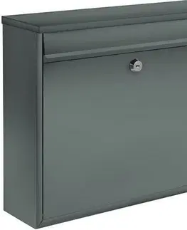 Poštové schránky Poštová schránka sivá, 31 x 36 x 10 cm
