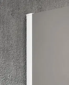 Sprchové dvere GELCO - VARIO WHITE jednodielna sprchová zástena na inštaláciu k stene, dymové sklo, 700  GX1370GX1015