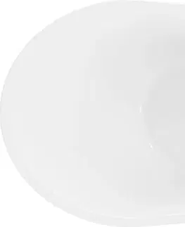 Vane MEXEN - Alta vaňa voľne stojaca 170x75 cm, biela s biela, čierny sifón 52141707500-B