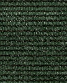 Stínící textilie Tieniaca plachta obdĺžniková HDPE 2,5 x 5 m Dekorhome Tmavo zelená
