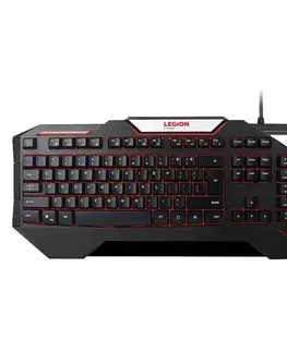 Klávesnice Lenovo Legion K200 Backlit Gaming Keyboard CZSK, vystavený, záruka 21 mesiacov GX30P98212