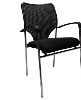 Konferenčné stoličky KONDELA Umut konferenčná stolička čierna