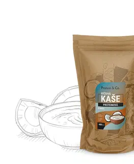 Kaše, müsli a cereálie Protein & Co. Proteínová ryžová kaša 480 g Zvoľ príchuť: Kokos