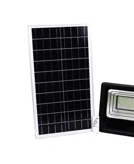Svietidlá  LED Stmievateľný solárny reflektor LED/40W/10V 4000K IP65 + diaľkové ovládanie 