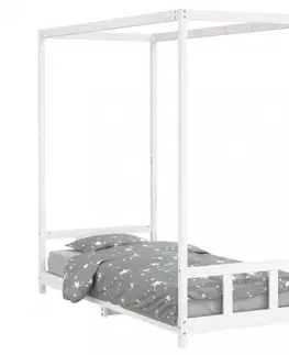Detské izby Detská posteľ s nebesami Dekorhome 90 x 190 cm