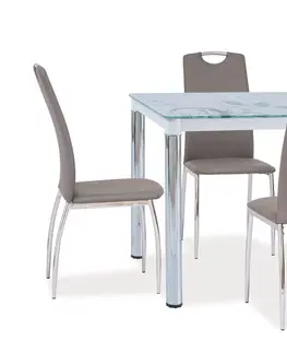Jedálenské stoly TAMAR jedálenský stôl 80x60, biely