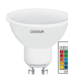 Žiarovky GU10 OSRAM LED STAR GU10 RGBW 4,5W 25W + PIL