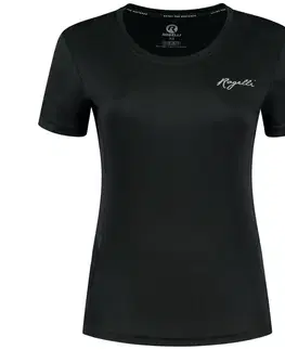 Dámske trička Dámske funkčné tričko Rogelli Core reflexné čierne ROG351369 S