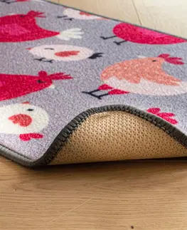 Koberce a rohožky Kuchynský koberec s motívom sliepočiek