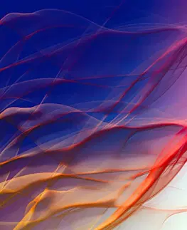 Samolepiace tapety Samolepiaca tapeta abstraktné vlnky plné farieb