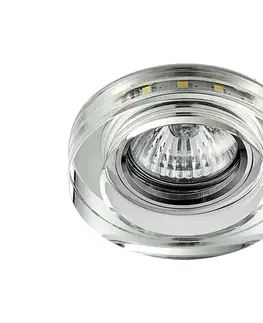 LED osvetlenie Emithor LED Podhľadové svietidlo ELEGANT DOUBLE LIGHT GU10/50W+LED/3W okrúhly 