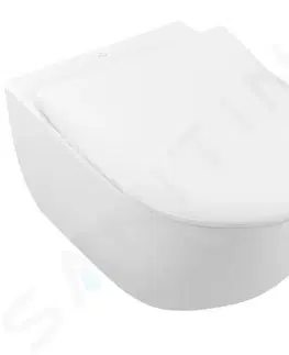 Záchody GEBERIT - Kombifix Modul na závesné WC s tlačidlom Sigma01, matný chróm + Villeroy Boch - WC a doska, DirectFlush, SoftClose, CeramicPlus 110.302.00.5 NI3
