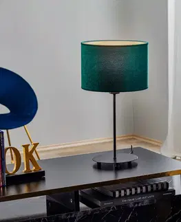 Stolové lampy Duolla Stolová lampa Golden Roller 50 cm zelená/zlatá