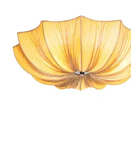 Stropne svietidla Dizajnové stropné svietidlo béžové 52 cm 3-svetlo - Plu