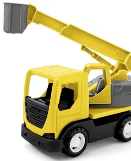 Hračky - dopravné stroje a traktory WADER -  Tech Truck žeriav s pracovnou plošinou v kartóne