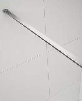 Sprchové dvere POLYSAN - ESCA CHROME jednodielna sprchová zástena do priestoru, dymové sklo, 1100 mm ES1211-05