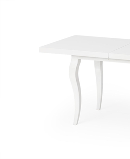 Jedálenské stoly HALMAR Mozart 160/240 rozkladací jedálenský stôl biela