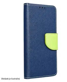 Puzdrá na mobilné telefóny Knižkové puzdro FANCY Book pre Apple iPhone 14 Pro, modrá/zelená TEL163111