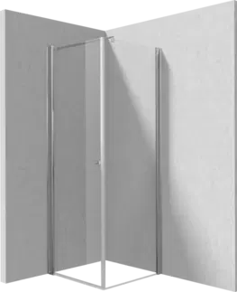 Sprchovacie kúty DEANTE/S - Sprchovací kút krídlovej dvere 80 pevná stena 80 KTSW042P+KTS_038P KERRIA/0379