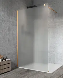 Sprchové dvere GELCO - VARIO GOLD MATT jednodielna sprchová zástena na inštaláciu k stene, matné sklo, 900  GX1490-01
