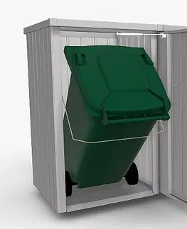 Úložné boxy Biohort Box na odpadkový kôš BIOHORT Alex 3 (strieborná metalíza)
