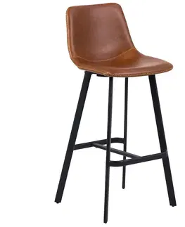 Plastové stoličky Barová stolička brandy 2 ks