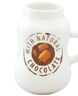 Dekorácie a bytové doplnky Dairy hrnček súdok 280ml natural chocolate