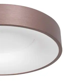 Stropné svietidlá Steinhauer LED stropné svietidlo Ringlede 2 700 K Ø 30 cm bronzová