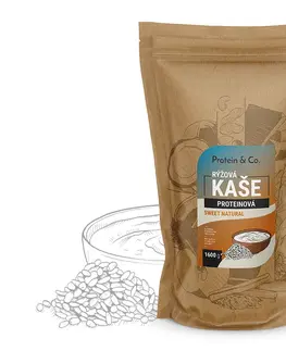Kaše, müsli a cereálie Protein & Co. Proteínová ryžová kaša 1600 g Zvoľ príchuť: Sweet natural