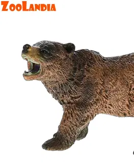 Hračky - figprky zvierat MIKRO TRADING - Zoolandia medveď Grizzly 10cm v krabičke, Mix produktov